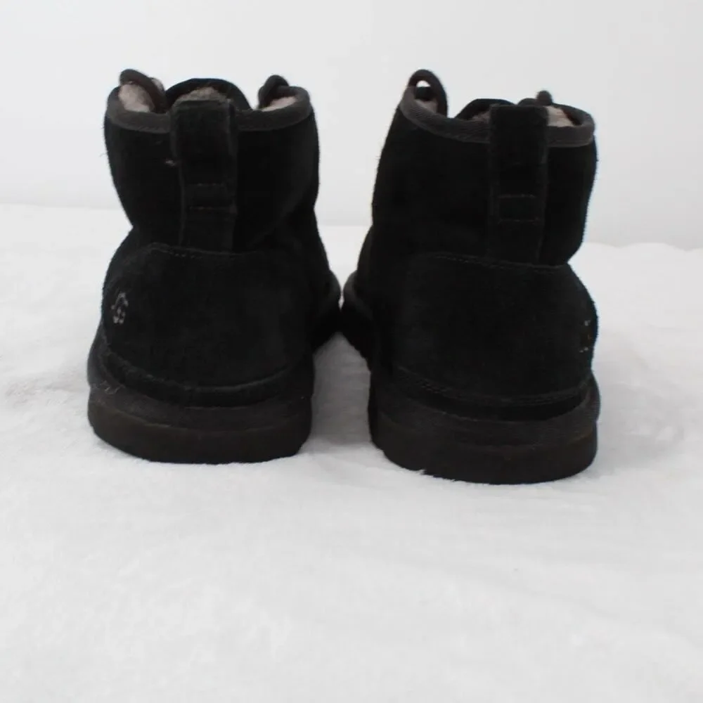 UGG NEUMEL Black Suede Sherpa Lined Chukka Boot 3236 Men Size 11